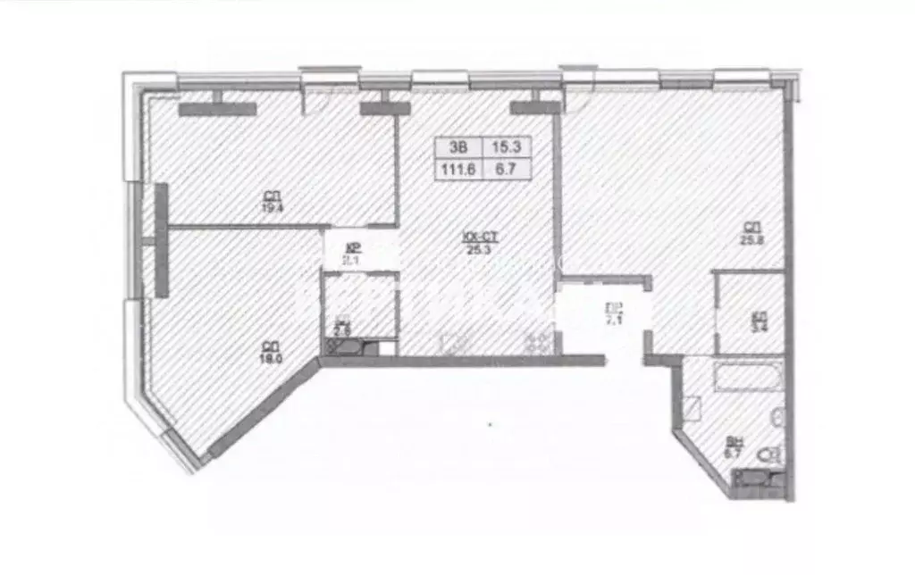 4-к кв. Московская область, Красногорск ул. Авангардная, 5 (112.0 м) - Фото 2