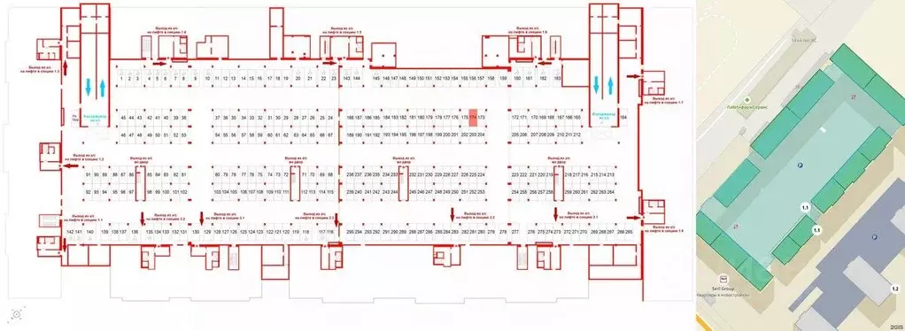 Гараж в Санкт-Петербург Октябрьская наб. (13 м) - Фото 1