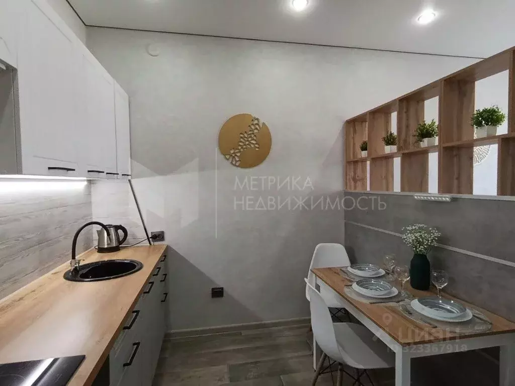 Студия Тюменская область, Тюмень ул. Краснооктябрьская, 14к2 (30.5 м) - Фото 2