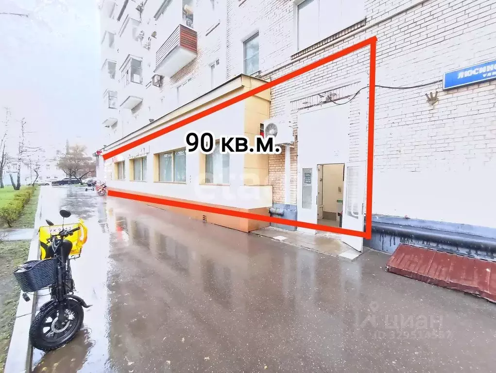 Помещение свободного назначения в Москва Люсиновская ул., 48-50к10 (90 ... - Фото 1