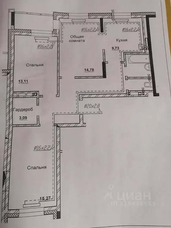 3-к кв. Саха (Якутия), Якутск Верхоянская ул., 2 (75.0 м) - Фото 0