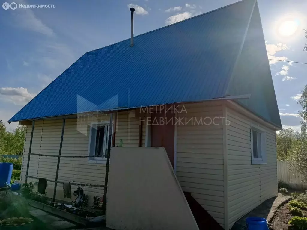 Дом в Тюменский район, садовое товарищество Солнечное, Цветочная улица ... - Фото 1