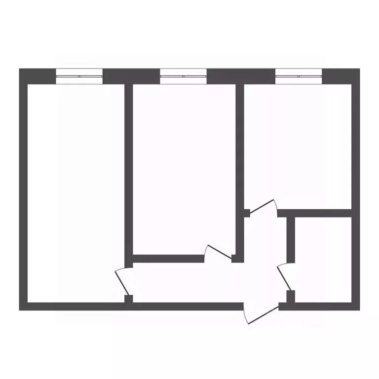 2-к кв. Амурская область, Благовещенск Советский пер., 29 (53.3 м) - Фото 2