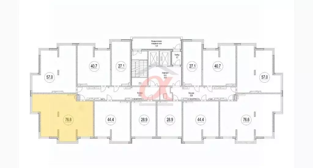 3-к кв. Кемеровская область, Кемерово 72А мкр, 8 (76.6 м) - Фото 1