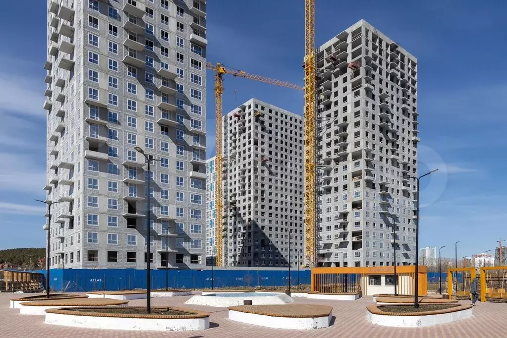 1-к. квартира, 38,5 м, 3/25 эт. - Фото 1