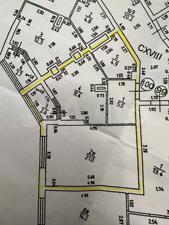 1-к. квартира, 42,3 м, 5/9 эт. - Фото 0
