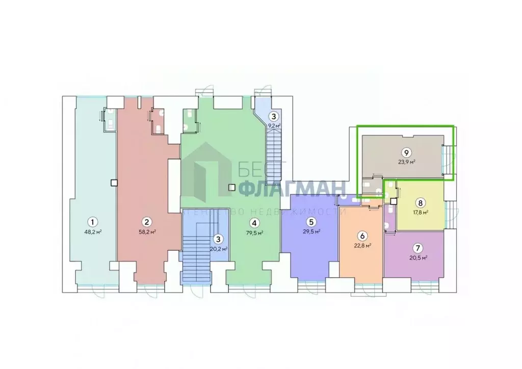 Помещение свободного назначения в Москва 1-я Тверская-Ямская ул., 11 ... - Фото 2