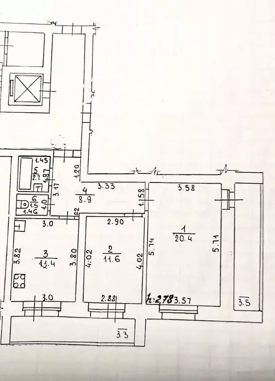 2-к. квартира, 68 м, 8/8 эт. - Фото 0