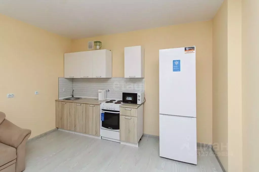 1-к кв. Тюменская область, Тюмень ул. Пожарных и Спасателей, 5к1 (41.3 ... - Фото 1