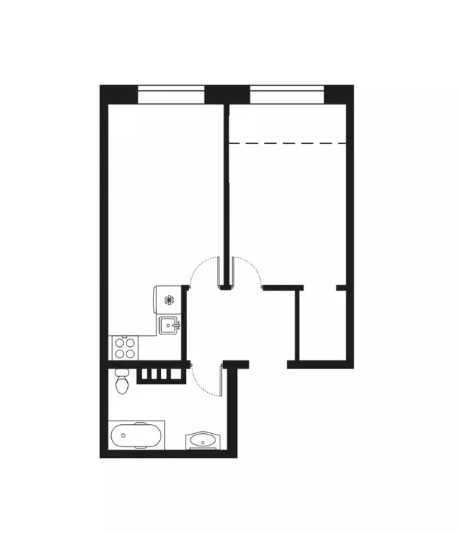 2-к кв. иркутская область, иркутск наб. верхняя, 129 (48.7 м) - Фото 0