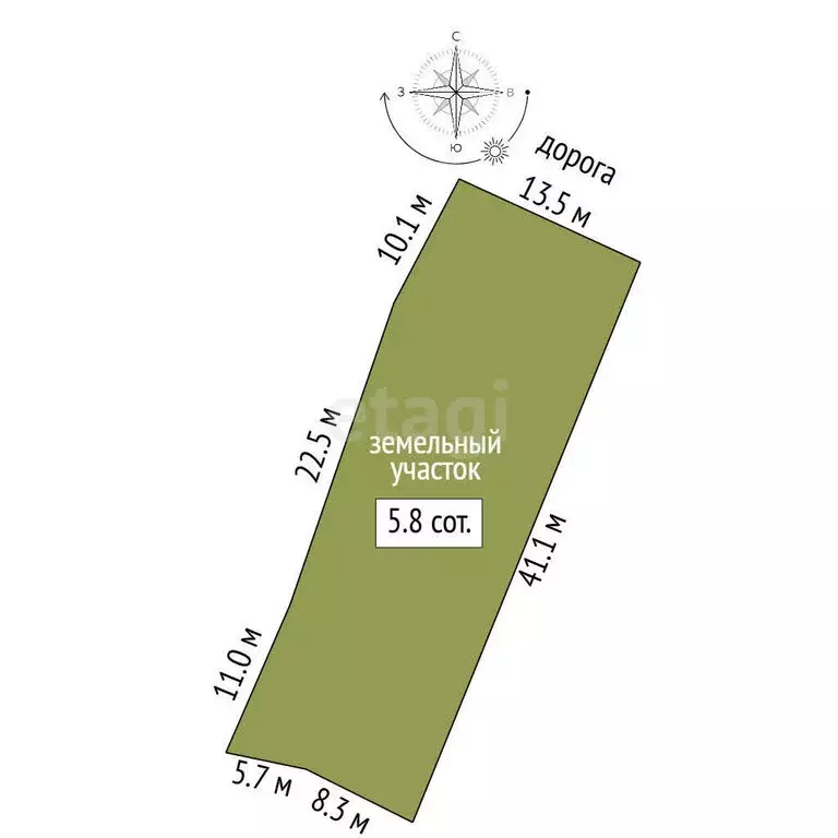 Дом в Заводоуковск, Вокзальная улица (36 м) - Фото 1