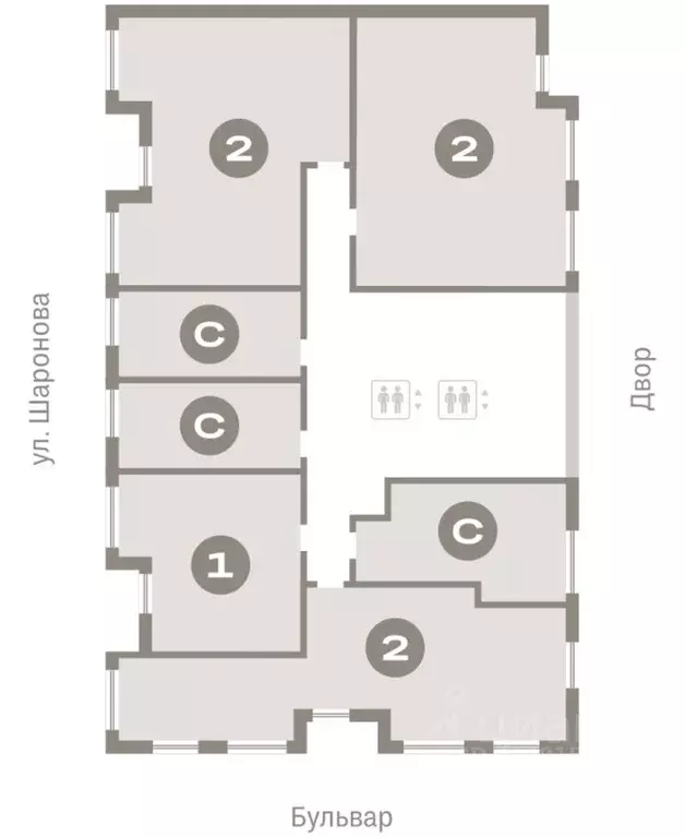 2-к кв. Омская область, Омск  (72.67 м) - Фото 2