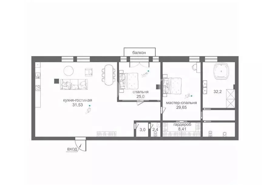 4-к кв. Москва ул. Охотный Ряд, 2 (200.0 м) - Фото 2