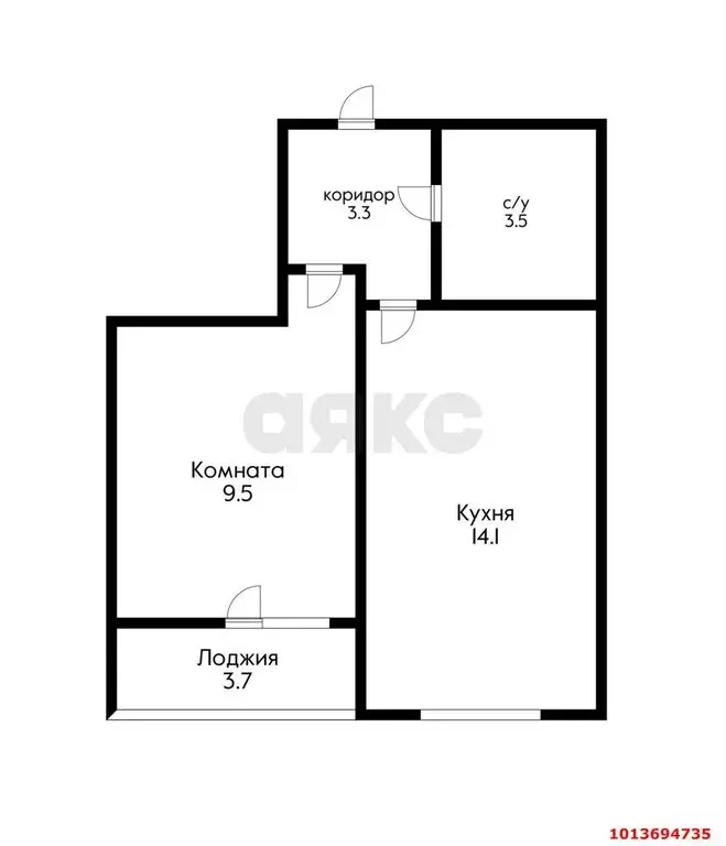 1-комнатная квартира: Краснодар, Дубравная улица, 1 (38.2 м) - Фото 0