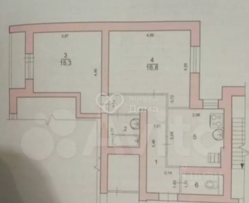 2-к кв. Волгоградская область, Волгоград ул. 70-летия Победы, 8 (55.7 ... - Фото 2