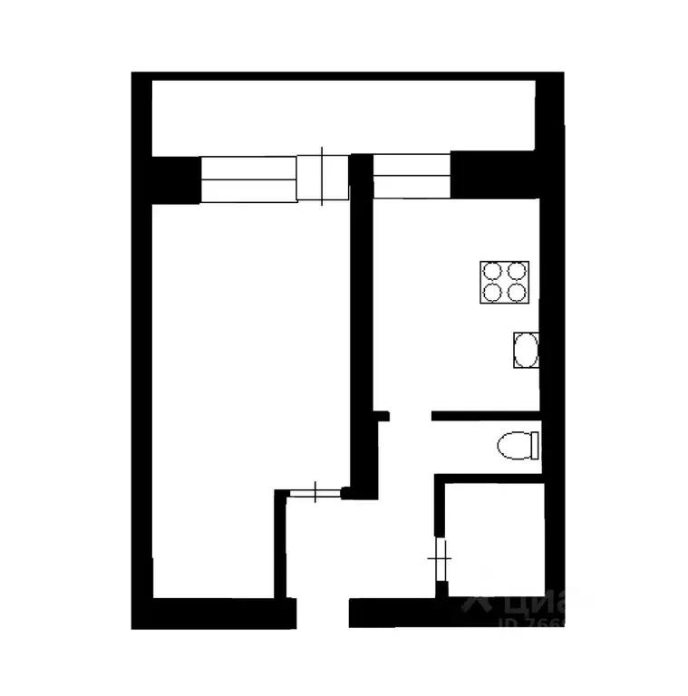 1-к кв. Самарская область, Самара Средне-Садовая ул., 66 (40.0 м) - Фото 2