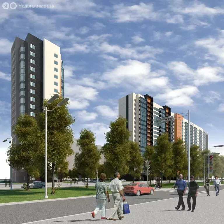 1-комнатная квартира: Мурино, улица Шувалова, 12 (34.4 м) - Фото 1