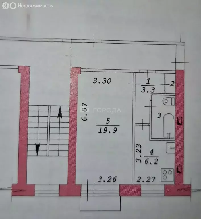 1-комнатная квартира: Новосибирск, улица 1905 года, 87 (33 м) - Фото 0