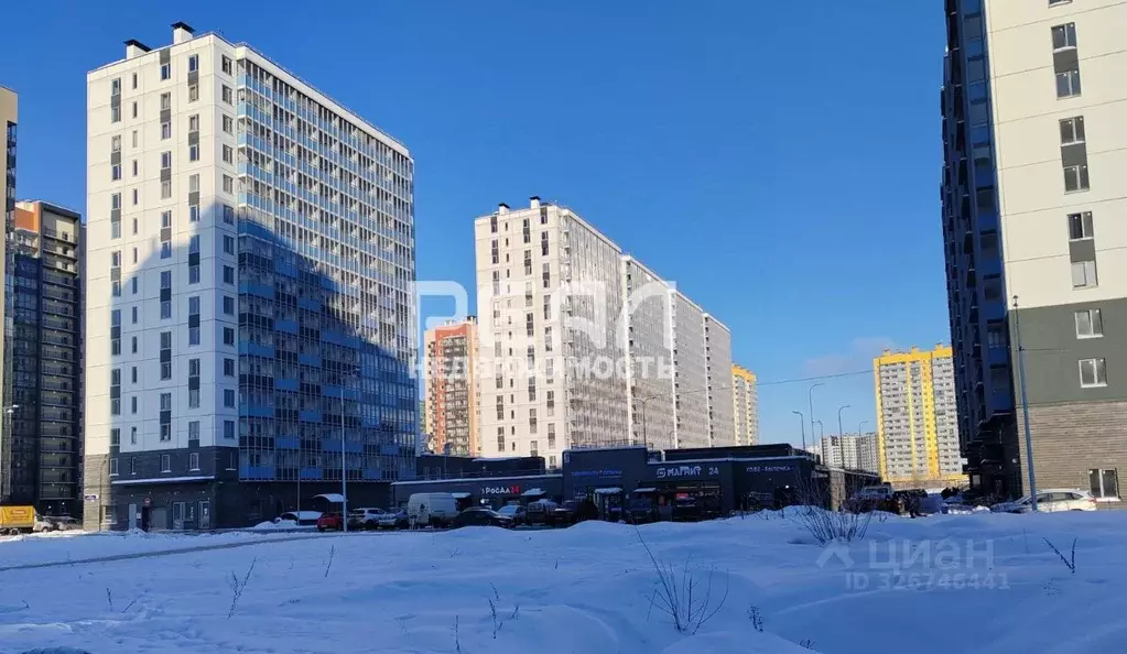 Студия Ленинградская область, Мурино Всеволожский район, ул. Графская, ... - Фото 1