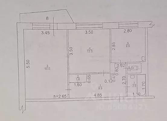 2-к кв. Алтайский край, Бийск Социалистическая ул., 60 (52.8 м) - Фото 2