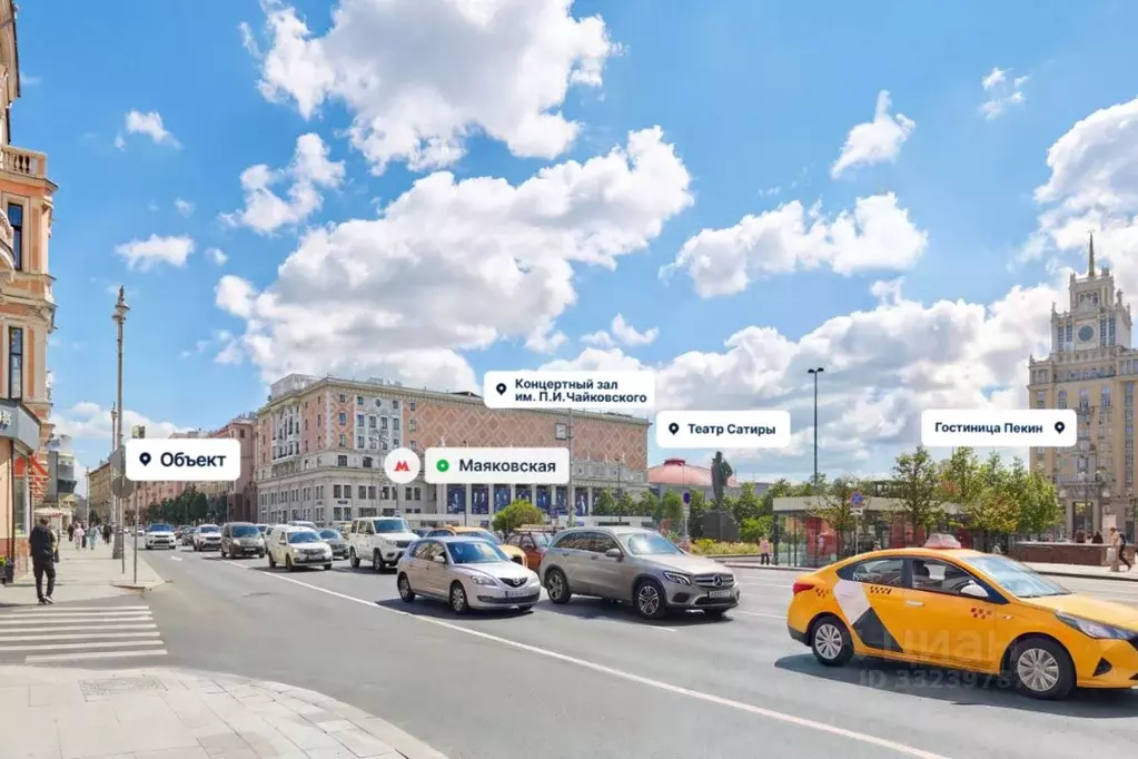 Помещение свободного назначения в Москва Тверская ул., 27С1 (77 м) - Фото 1