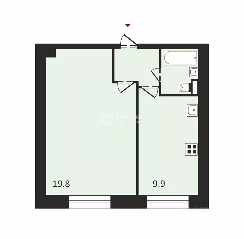 1-к кв. Москва Енисейская ул., 22 (35.1 м) - Фото 1