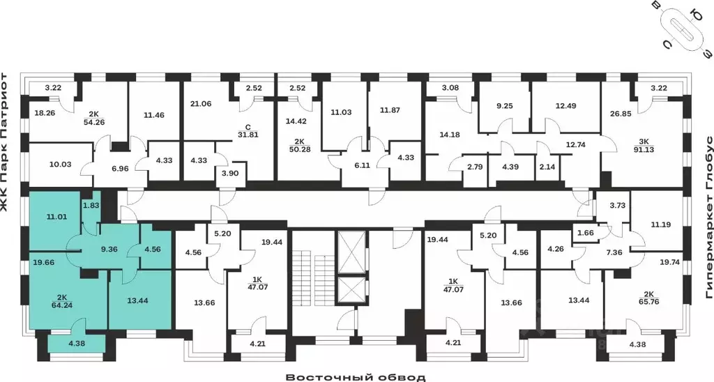 2-к кв. Тульская область, Тула городской округ, с. Осиновая Гора ул. ... - Фото 2