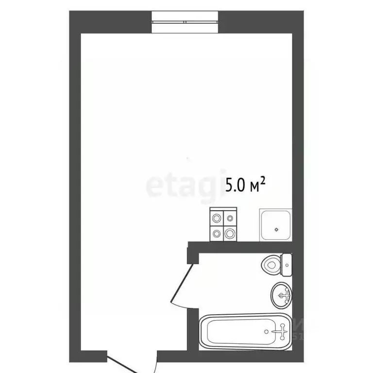 Студия Ямало-Ненецкий АО, Новый Уренгой Лимбяяха мкр, Надежда мкр, 17 ... - Фото 1