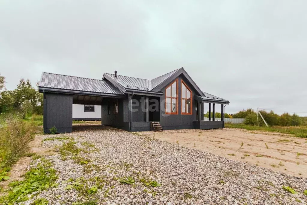 Дом в Вологодская область, пос. Грибково ул. Тимофеевская, 30 (95 м) - Фото 1