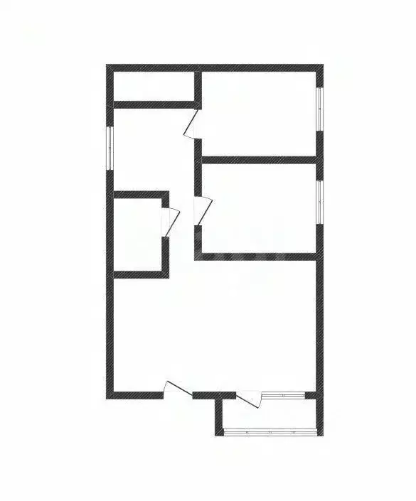 3-к кв. Курганская область, Курган Заозерный жилрайон, 6-й мкр, 17 ... - Фото 2