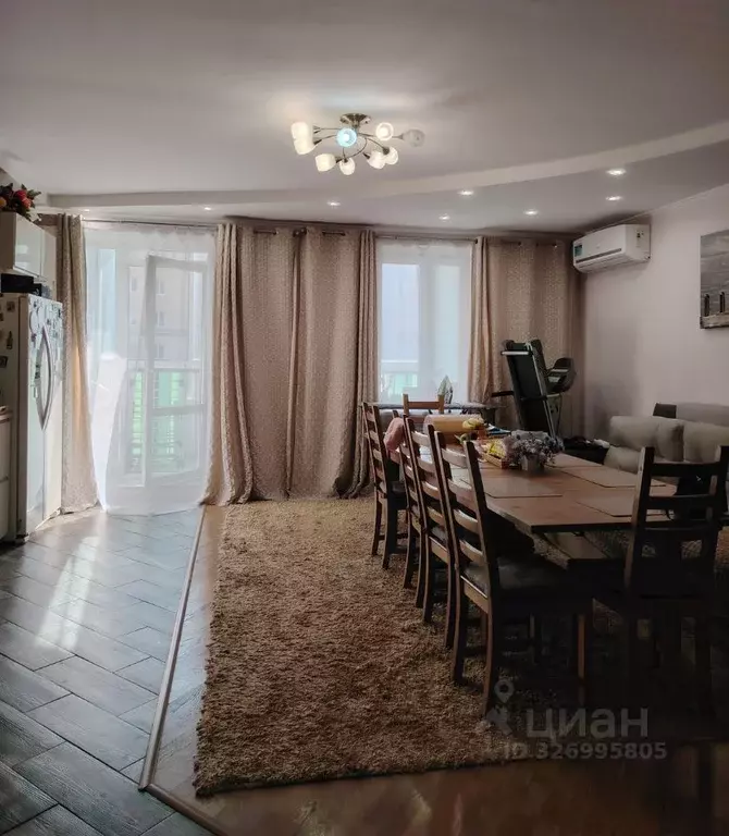 3-к кв. Омская область, Омск ул. Крупской, 14к2 (77.0 м) - Фото 2