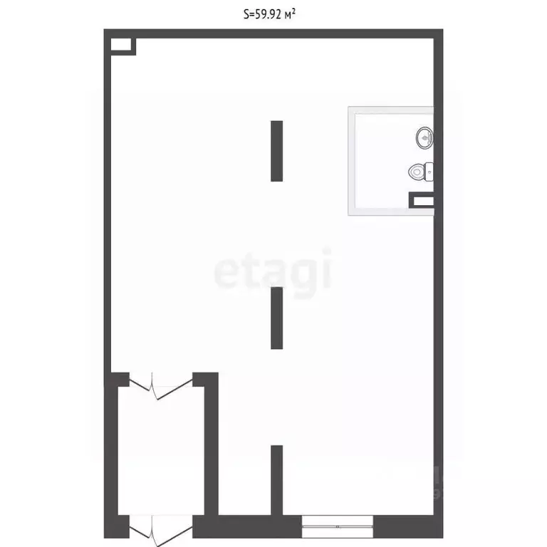 Помещение свободного назначения в Тюменская область, Тюмень ул. ... - Фото 1