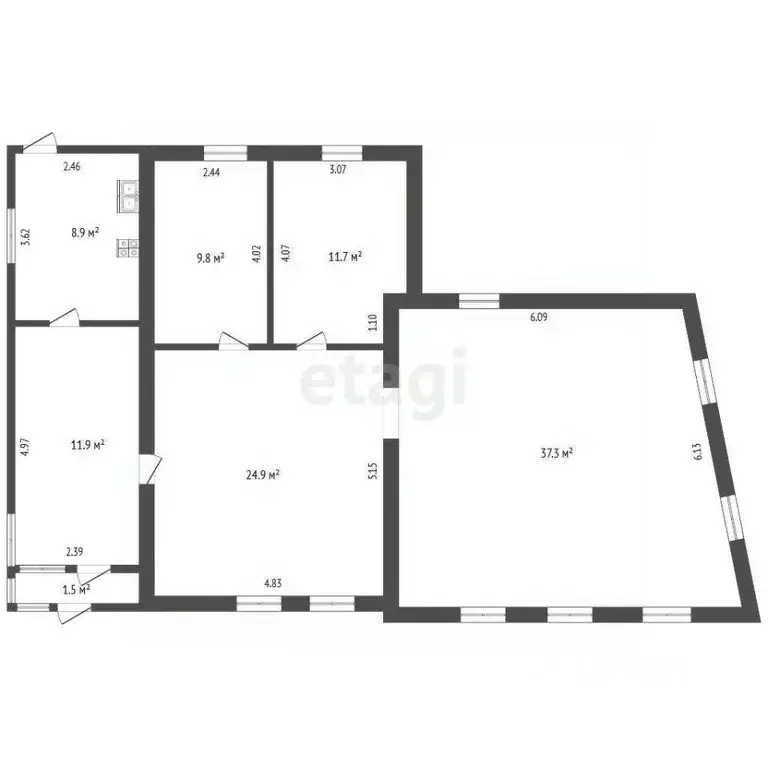 Дом в Смоленская область, Смоленск пер. 1-й Краснофлотский, 2 (119 м) - Фото 2