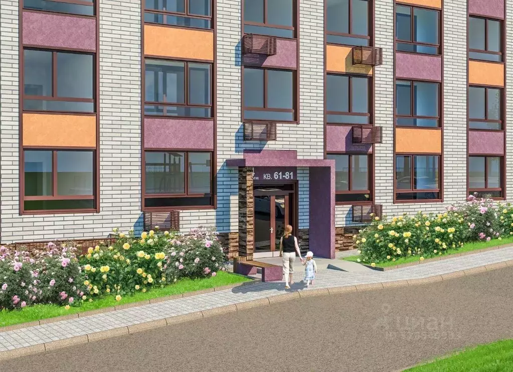 2-к кв. Чувашия, Чебоксары ул. П.В. Дементьева, 4 (74.94 м) - Фото 2