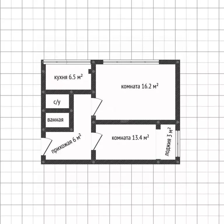 2-к кв. Адыгея, Майкоп ул. Жуковского, 5 (50.2 м) - Фото 2