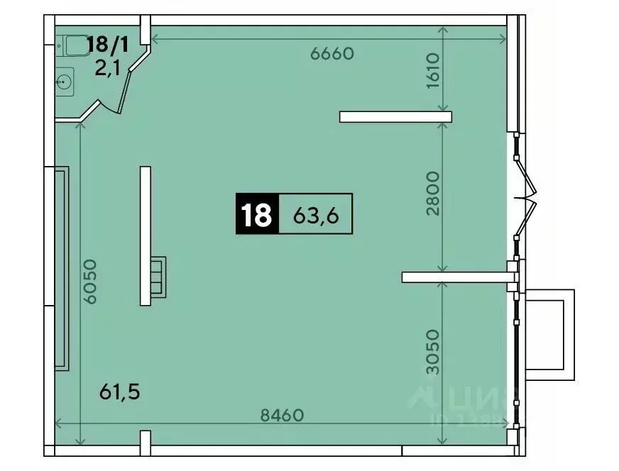 Помещение свободного назначения в Краснодарский край, Краснодар ул. ... - Фото 1