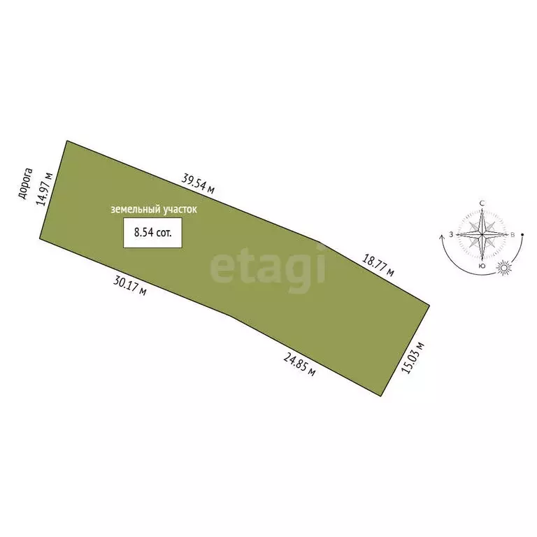 Дом в село Долбино, Железнодорожная улица (46 м) - Фото 1