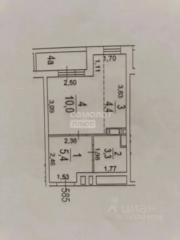 Студия Москва Сосенское поселение, просп. Куприна, 38к1 (27.0 м) - Фото 2
