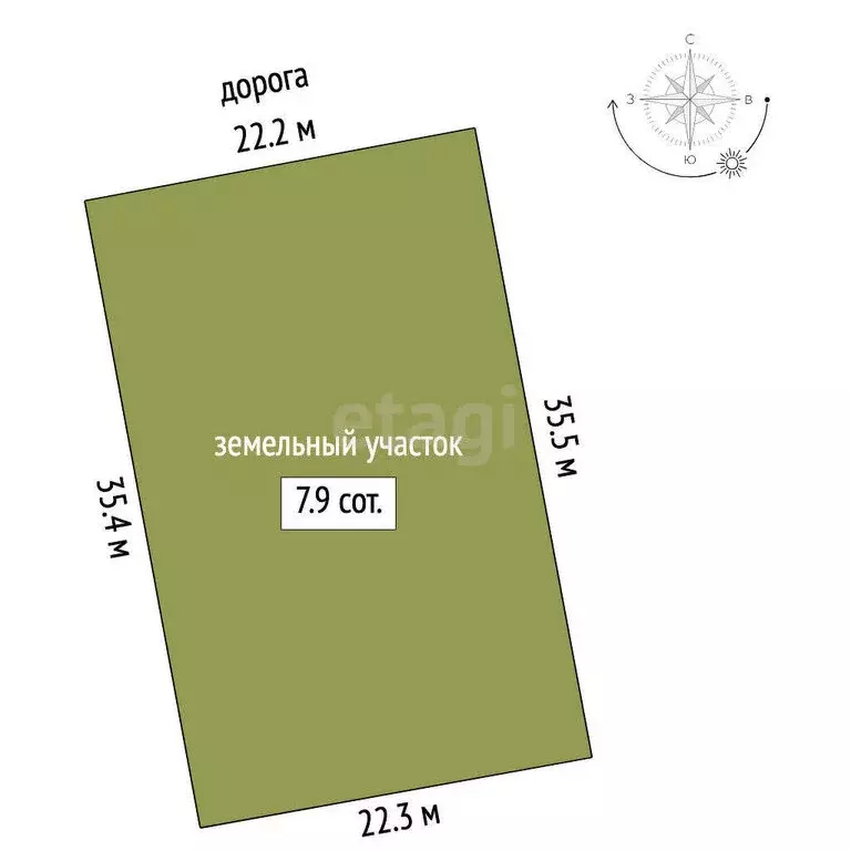 Участок в Новый Уренгой, район Южная Жилая Часть, микрорайон Заозёрный ... - Фото 1