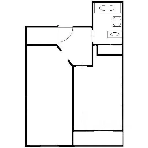 Квартира, 1 комната, 41.6 м - Фото 2