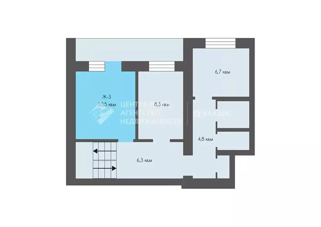 Комната Рязанская область, Рязань ул. Новоселов, 12 (10.5 м) - Фото 2
