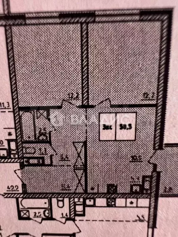 3-к кв. Карелия, Петрозаводск ул. Генерала Судакова, 3 (56.4 м) - Фото 2