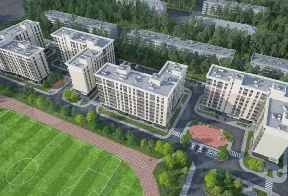 1-к. квартира, 36 м, 1/9 эт. - Фото 1