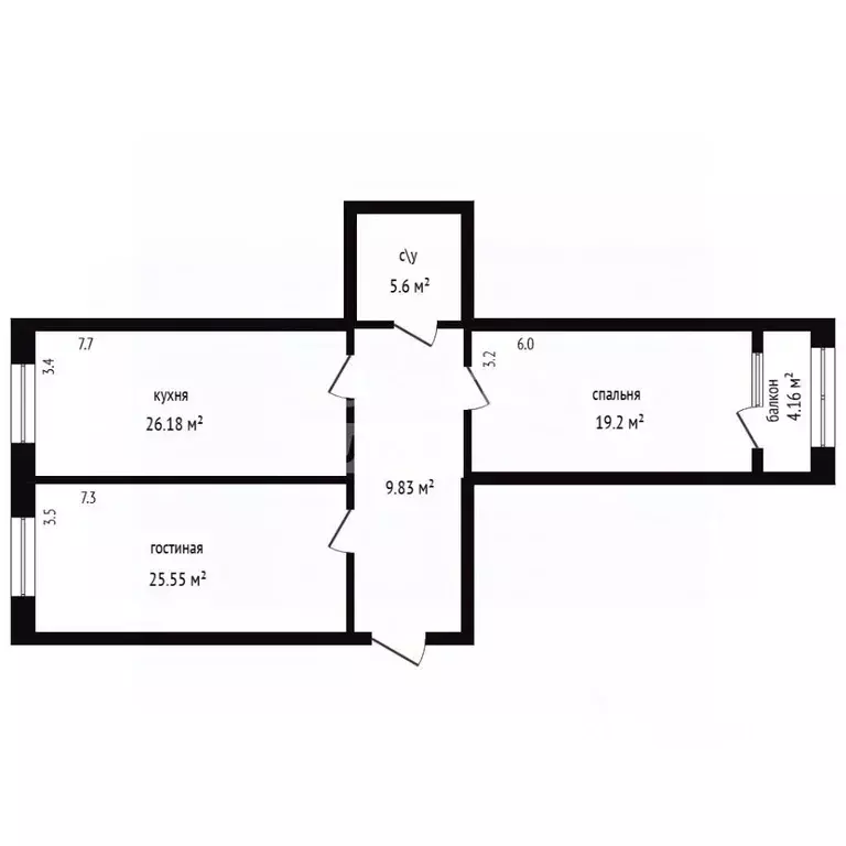 2-к кв. Дагестан, Дербент ул. Сальмана, 85Б (98.3 м) - Фото 2