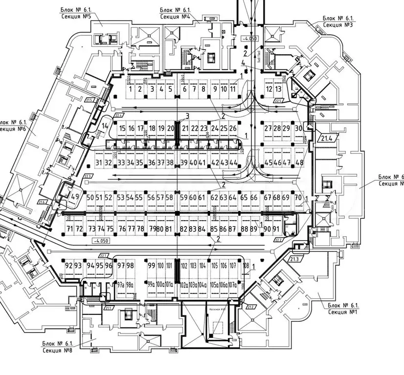 Машиноместо, 13 м - Фото 0