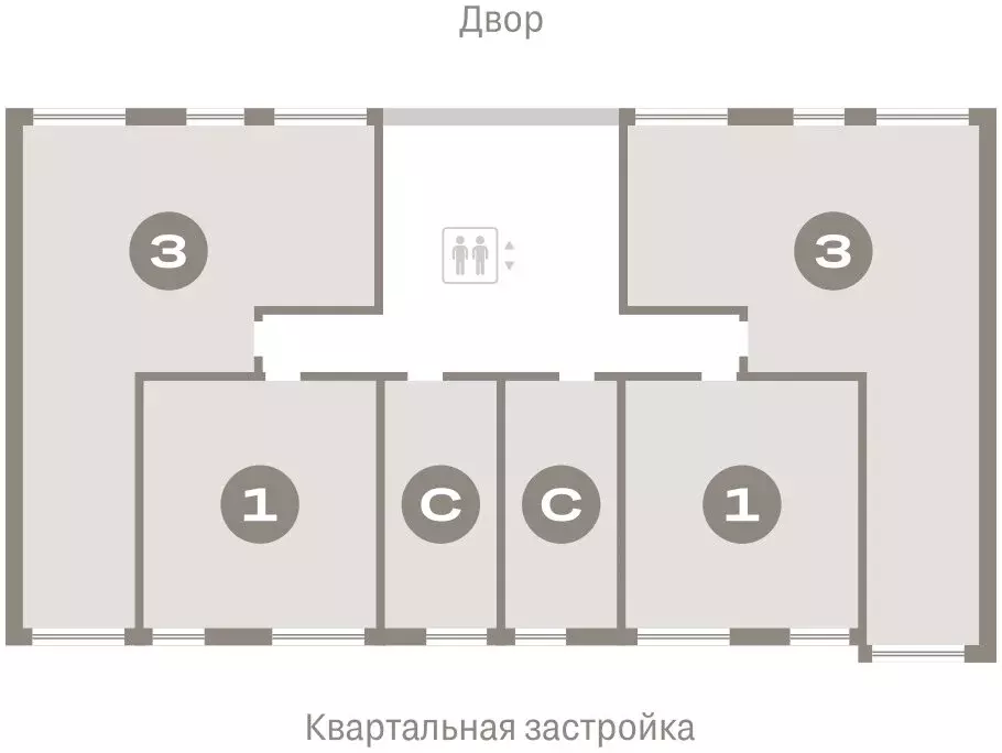 1-комнатная квартира: Тюмень, Мысовская улица, 26к1 (46.4 м) - Фото 1