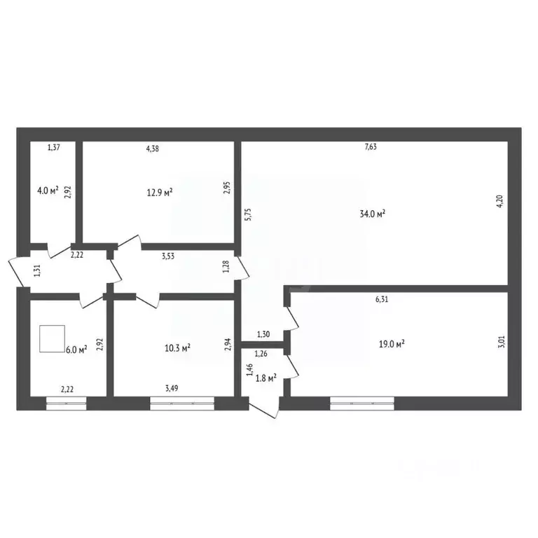 Торговая площадь в Амурская область, Свободный ул. Чайковского, 10 (95 ... - Фото 2