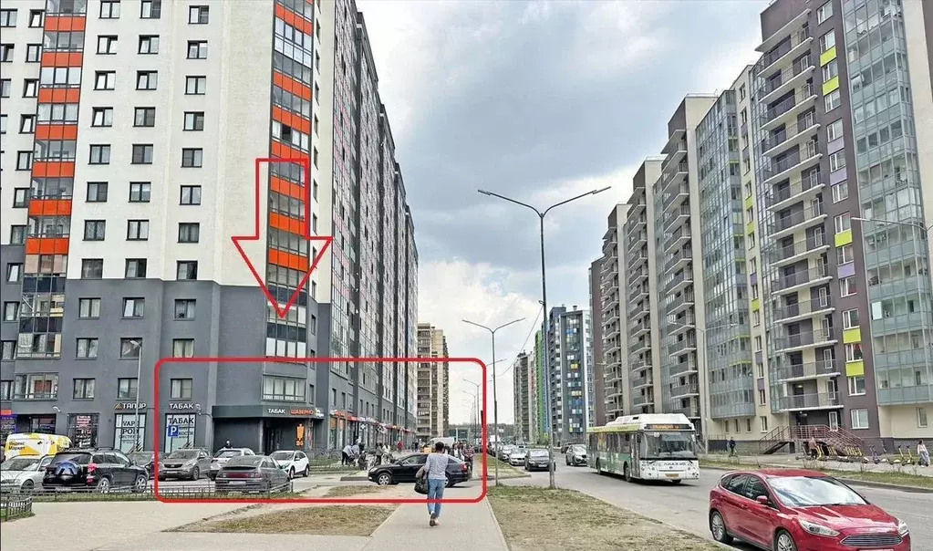 Помещение свободного назначения в Ленинградская область, Кудрово г. ... - Фото 1