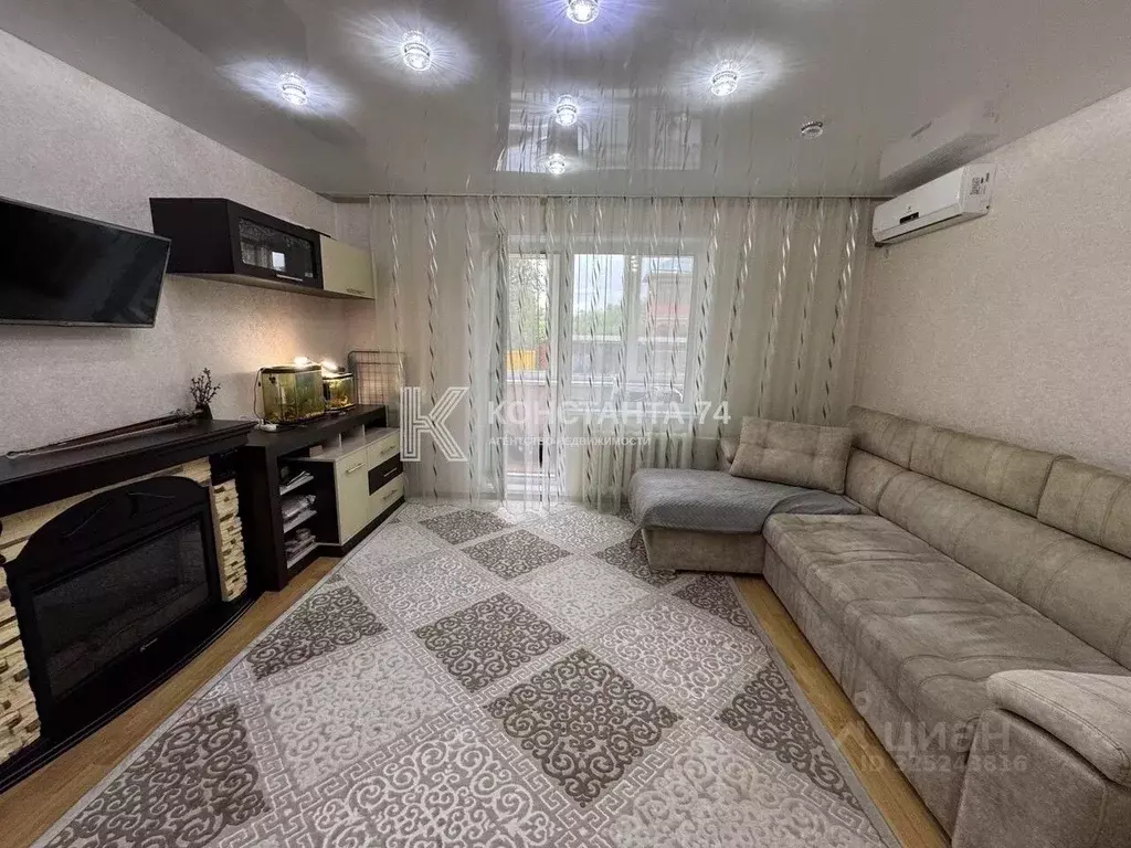 2-к кв. Челябинская область, Челябинск ул. Стахановцев, 120А (56.6 м) - Фото 1