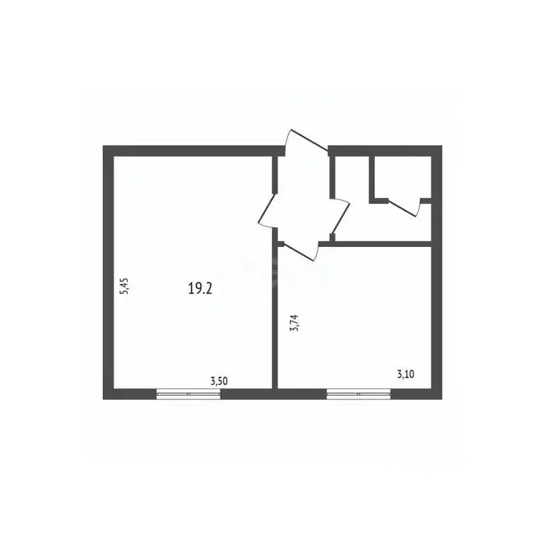 Комната Белгородская область, Белгород просп. Богдана Хмельницкого ... - Фото 1